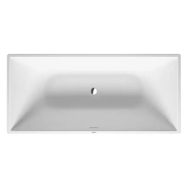 Duravit Vitrium Ванна отдельностоящая 160x75см, с ножками, с2 наклонами для спины, прямоугольная, цвет: белый