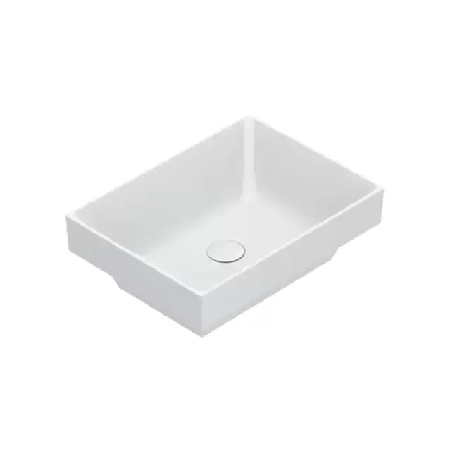 Catalano Zero Раковина 50x37см встраиваемая, без отв., цвет: белый глянцевый