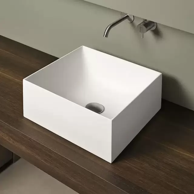 Antonio Lupi Stratos Раковина 40х40 см, без отв., цвет: белый
