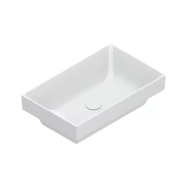 Catalano Zero Раковина 60x37см встраиваемая, без отв., цвет: белый глянцевый