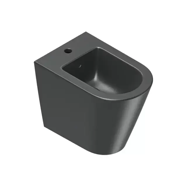 Catalano Zero Биде напольное 55x35см, с 1 отв., цвет: черный матовый