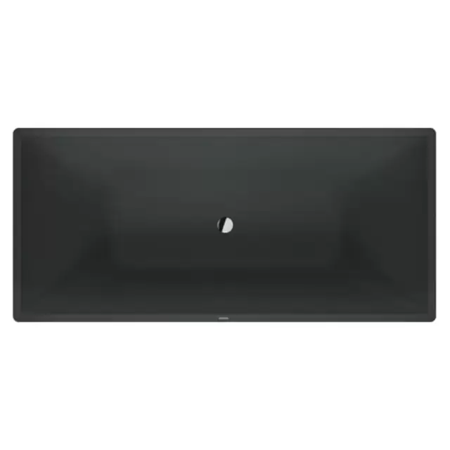 Duravit Vitrium Ванна отдельностоящая 185x85см., с ножками, с2 наклонами для спины, прямоугольная, цвет: темно-серый матовый