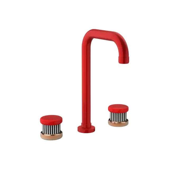 Nicolazzi Festival Смеситель для раковины на 3 отв., цвет: RED