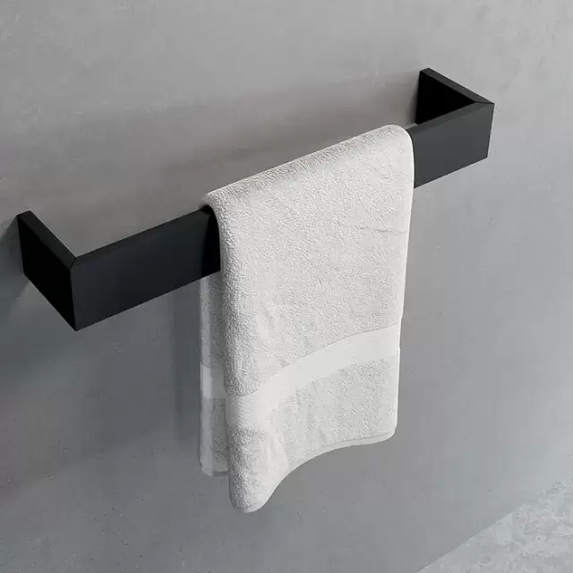 Novellini Kuadra Полотенцедержатель 30см., цвет: черный матовый