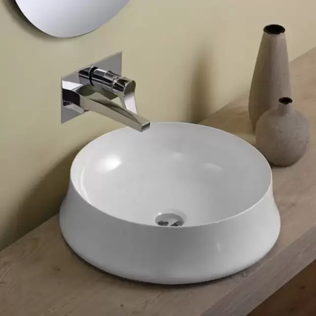 SIMAS Lavabi d'arredo Раковина 50х16 см, без отв., цвет: белый