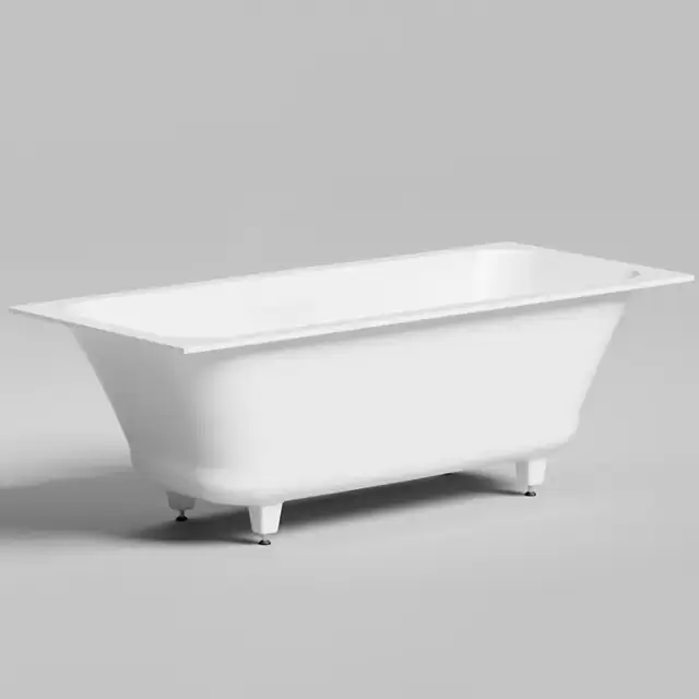 Salini Orlanda Axis Kit Встраиваемая ванна на ножках 170х75х60см., "Up&Down", сифон, интегрированный слив-перелив, материал: S-Sense, цвет: белый глянцев