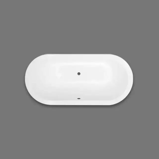 Devon&Devon Bayswater Ванна встроенная чугунная овальная 170x80xh46 cм, цвет: белый