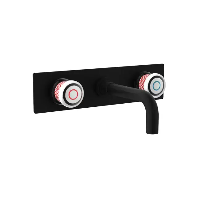 Nicolazzi Festival Смеситель для раковины из стены, встраиваемый, цвет: NEM+ручки