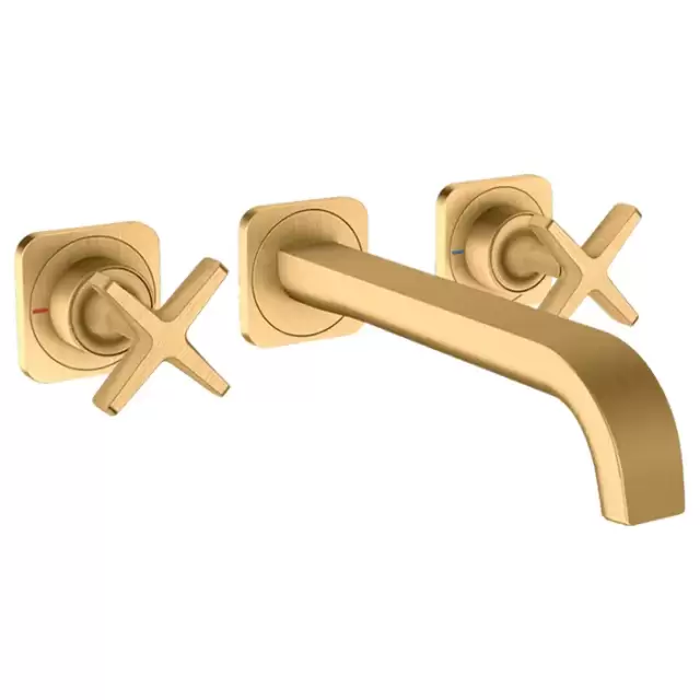 Axor Citterio E Смеситель для раковины, встраиваемый, излив: 22см., цвет: шлифованная медь