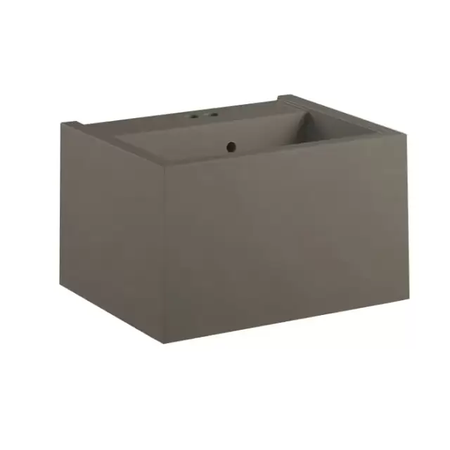 Kerasan Kanaal Раковина подвесная 60х46.5см.,с 2 отв., цвет: Matt Hazel