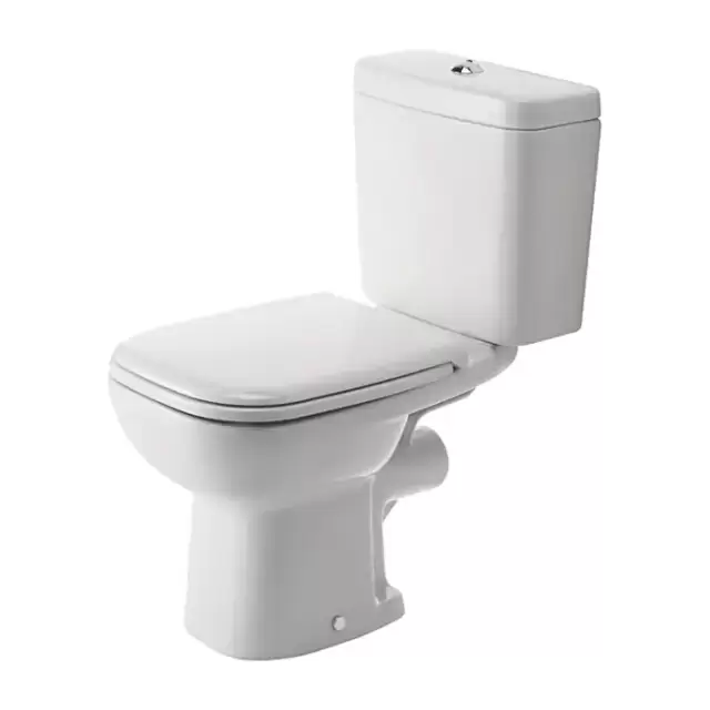 Duravit D-Code Унитаз моноблок 35х65см., слив в стену, цвет: белый
