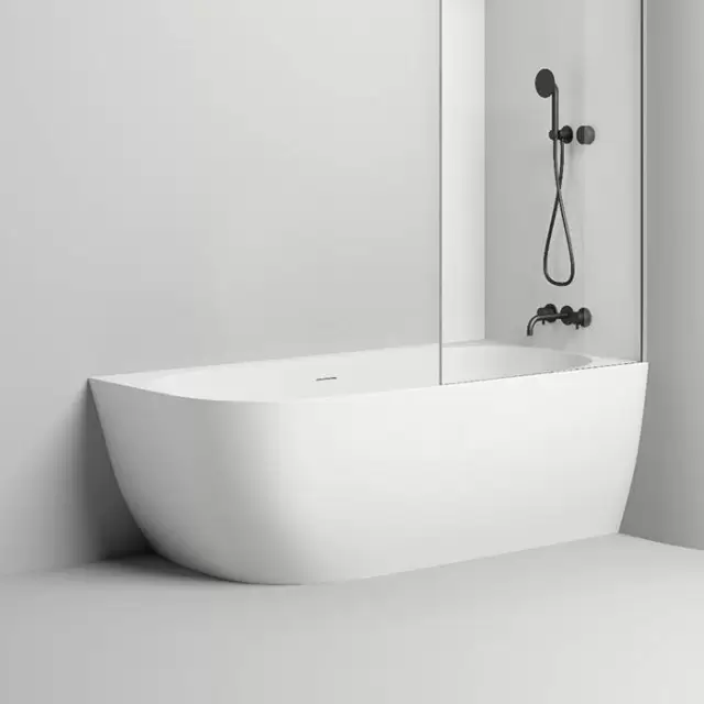 Salini Sofia Corner Right Ванна угловая 170х85х59см., Dx, с дон кл "Up&Down", сифон, слив-пер, материал: S-Stone, цвет: белый матовый