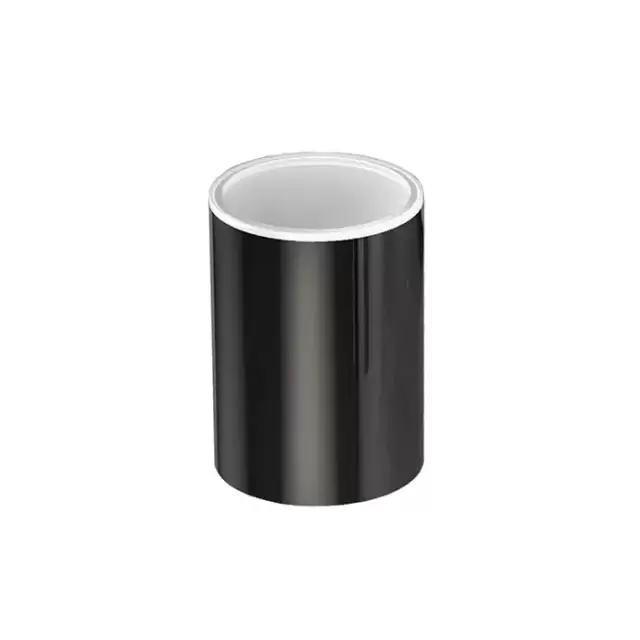 Colombo Plus Стакан металлический, настольный, цвет: PVD графит полированный