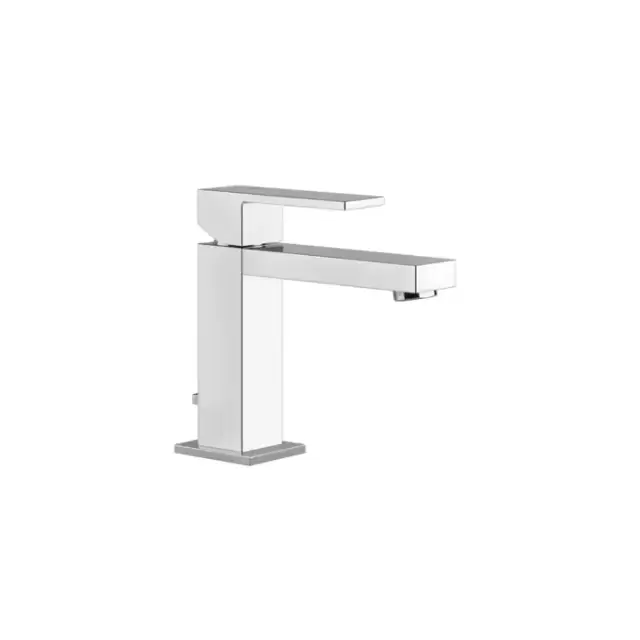 Gessi Rettangolo Смеситель для раковины на 1 отверстие с донным клапаном, цвет: хром
