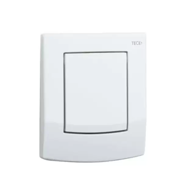 TECEnow Urinal. Панель смыва для писсуара с картриджем , белая с  антибактериальным покрытием