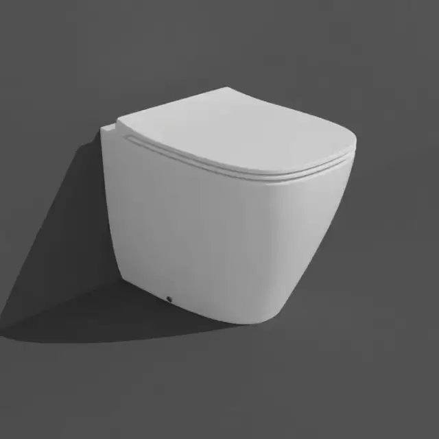 Simas Juniper Унитаз напольный 53x37см, слив TORNADO (green vertigo), цвет: белый