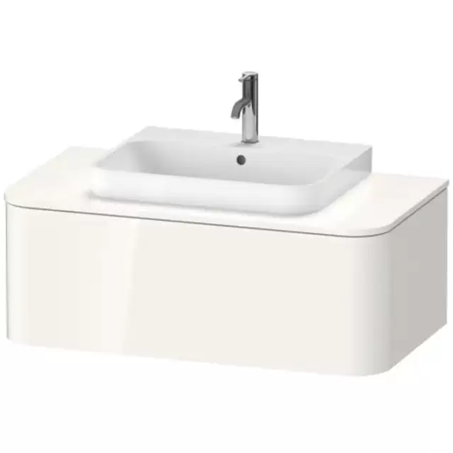 Duravit Happy D.2 Plus Тумба подвесная 100x55х35.4см, с раковиной и 1 ящиком, цвет: белый глянцевый