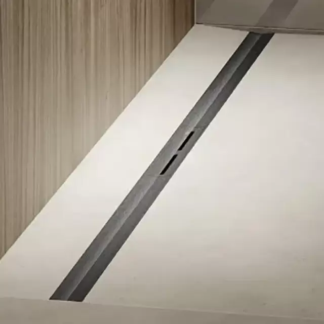 TECEdrainprofile Профиль для душа 100см, цвет: PVD Brushed stainless steel, black/сатин, черный