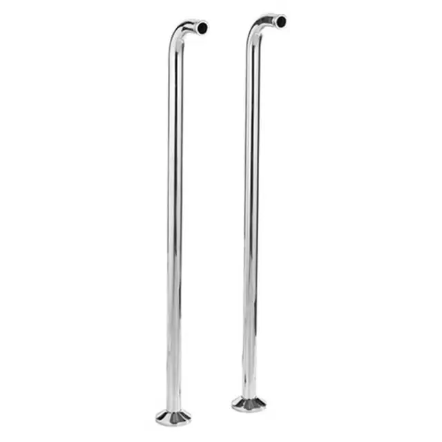 Nicolazzi Articoli vari Пара вертикальных крепежей для ванны, цвет: хром