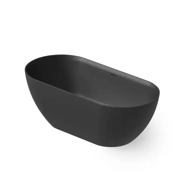 Dea Design Edge Ванна 160x75x56см., отдельностоящая, Solid Surface, цвет: Black №16
