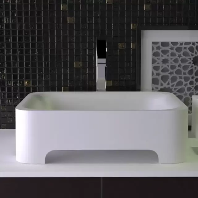 KNIEF Feel Раковина 50х40х15 см, без отв., цвет: белый матовый