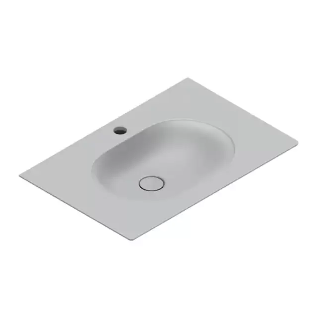 Catalano Sfera Раковина консоль 75x50см, с 1 отв., цвет: Cemento Satinato