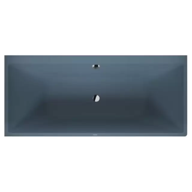 Duravit Vitrium Ванна встраиваемая 180x80см, Sx, с ножками, с2 наклонами для спины, прямоугольная, цвет: синий матовый