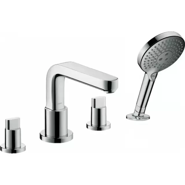 Hansgrohe Metris S Смеситель на край ванны, на 4 отв., цвет: хром