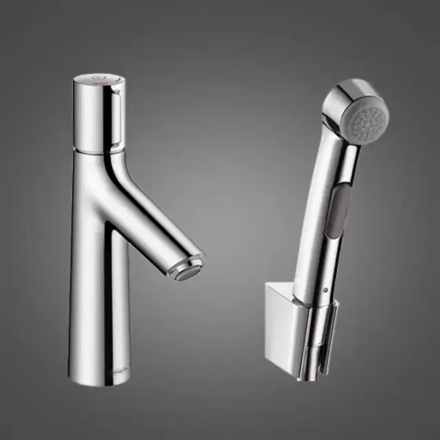 Hansgrohe Talis Select S, Смеситель для раковины с гигиеническим душем, с донным клапаном, Цвет: Хром