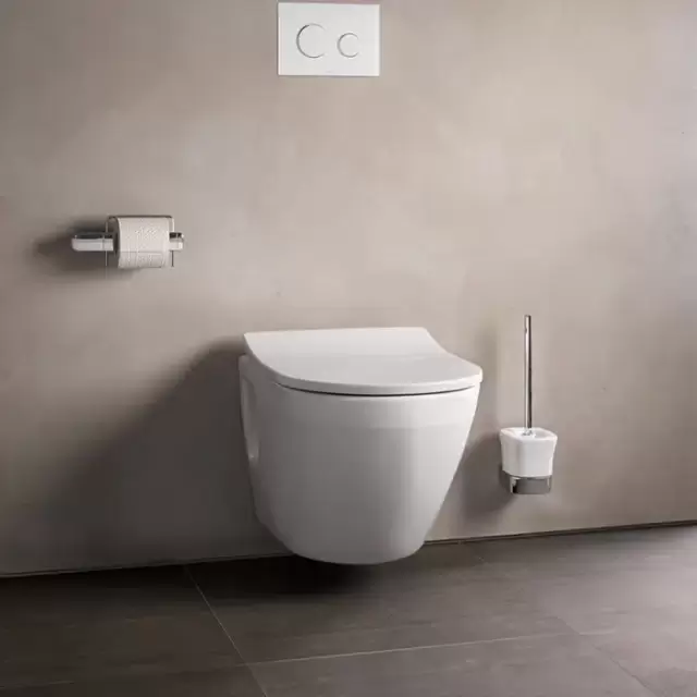 TOTO NC Унитаз подвесной 38x53x34см, безободковый, Tornado Flush, CeFiONtect, цвет: белый