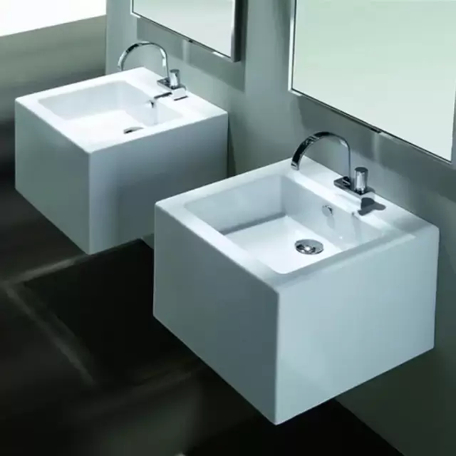 SIMAS Frozen Раковина 50.5х50 см, 1 отв., цвет: белый