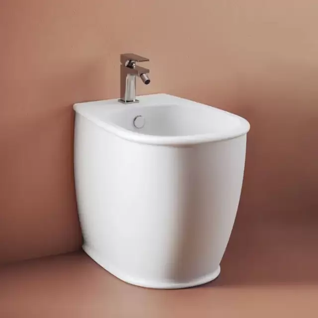 Artceram Atelier Биде напольное 52,5х37,5хh42см, с 1 отв под смеситель, цвет: белый матовый