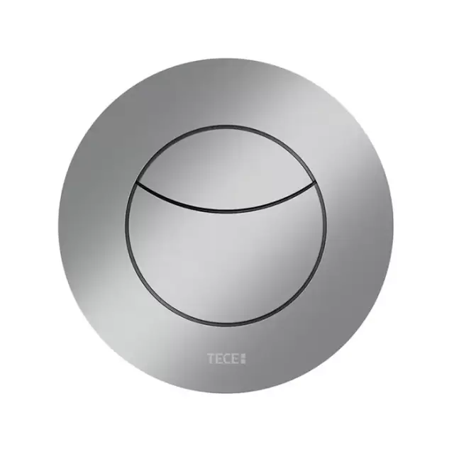 TECEflushpoint Панель смыва пневмо, 2 клавиши, круглая, цвет: хром матовый