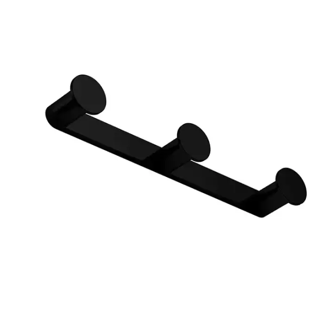 Colombo Mini Крючок тройной, цвет: чёрный матовый