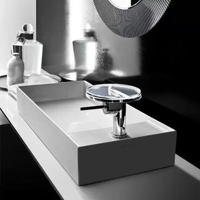 Laufen Kartell Раковина-чаша 75х35х12 см, 1 отв., без перелива, покрытие LLC, цвет: белый