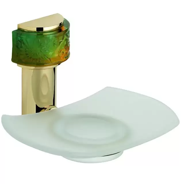 THG Island Мыльница стеклянная, подвесная, цвет: Soft gold