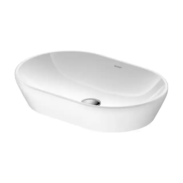 Duravit D-Neo Раковина накладная 60х40см, без перелива, без отв., WonderGliss, цвет: белый
