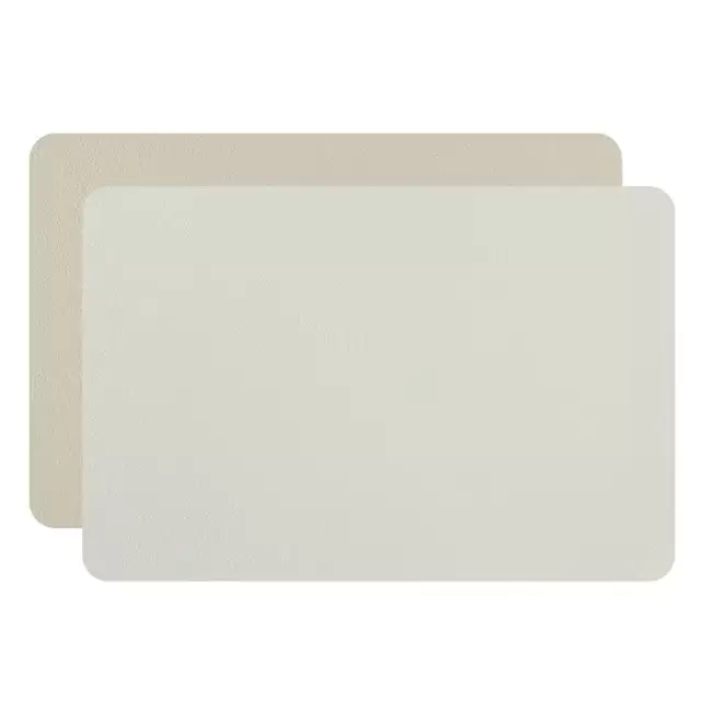 ADJ Прямоугольный плейсмат, 45x30 см., цвет: белый/панна котта