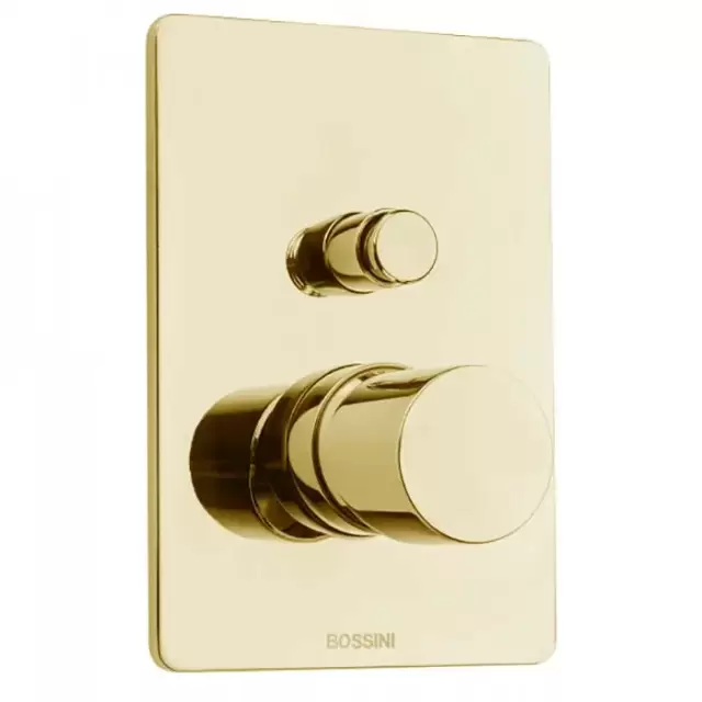 Bossini Oki Смеситель для душа, встраиваемый, 2 выхода, цвет: золото