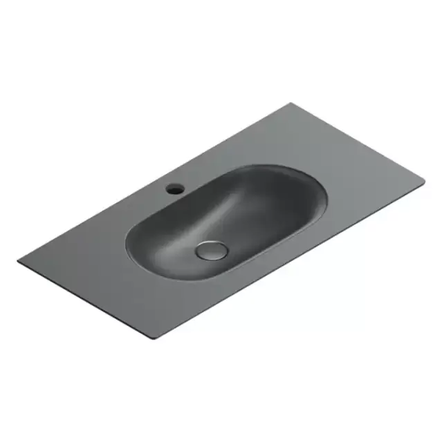 Catalano Sfera Раковина консоль 100x50см, с 1 отв., цвет: черный матовый