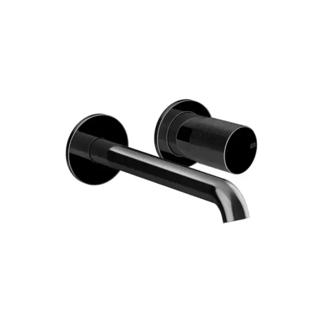 Gessi Habito Diamantao Смеситель для раковины, встраиваемый, излив: 18см., цвет: Black Metal PVD