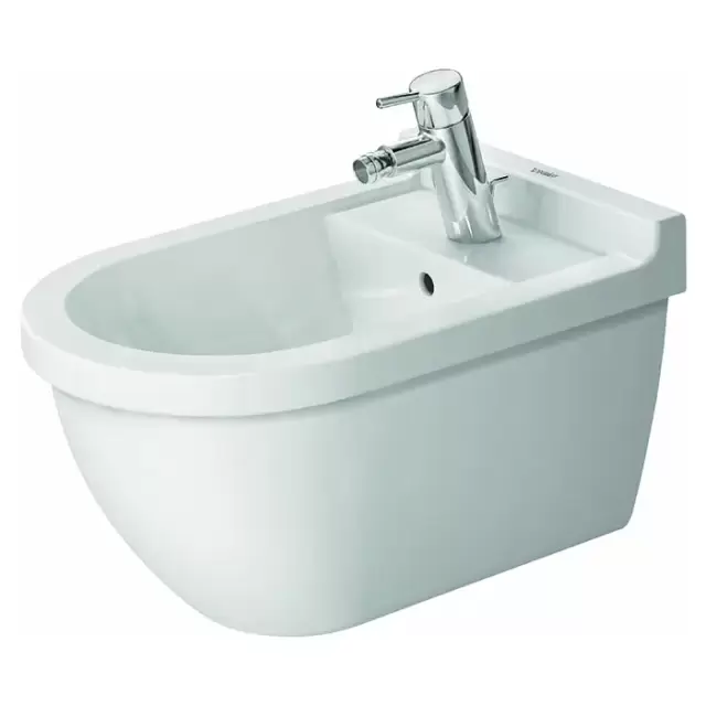 Duravit Starck 3 Биде подвесное 54х36см., с 1 отв., крепления Durafix, цвет: белый