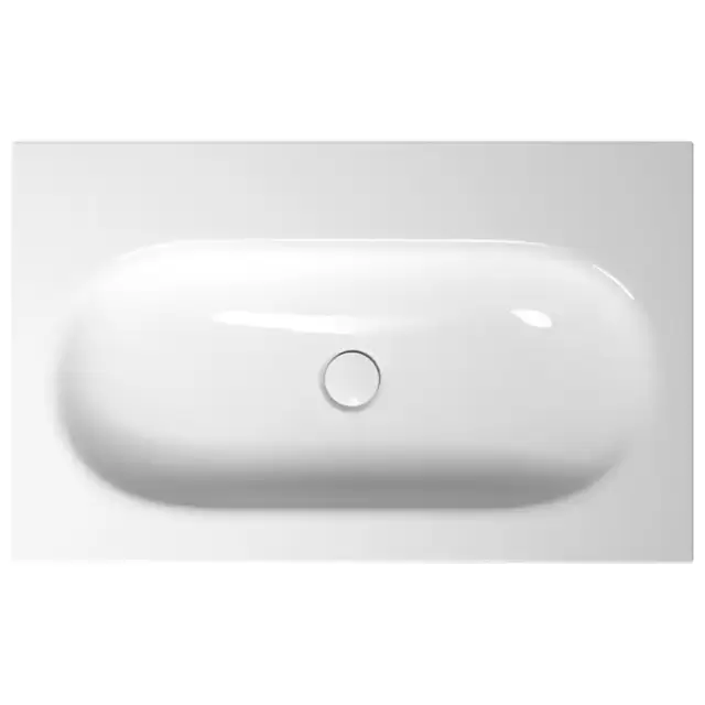 Bette COMODO Раковина встраиваемая на столешницу 80&times;49.5&times;12см, без отв., сталь, цвет: белый