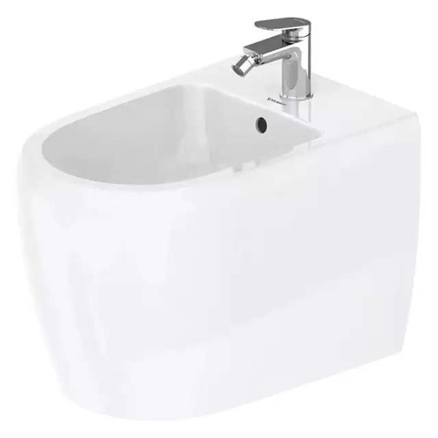 Duravit Qatego Биде напольное 39х60х40см., 1 отв., Wei&szlig; Hochglanz, цвет: белый