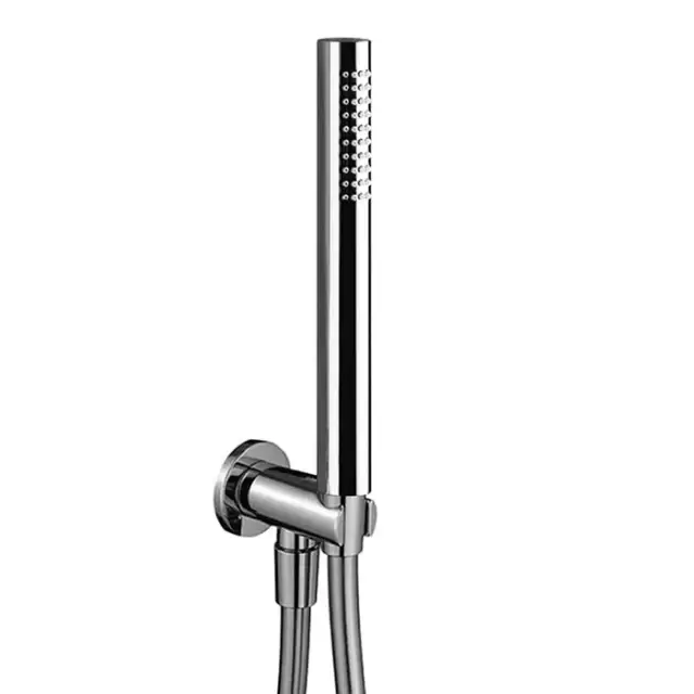 Fantini Nice Душевой гарнитур: ручная лейка FIT, держатель для ручной лейки, шланг 150см., цвет: Raw Metal PVD