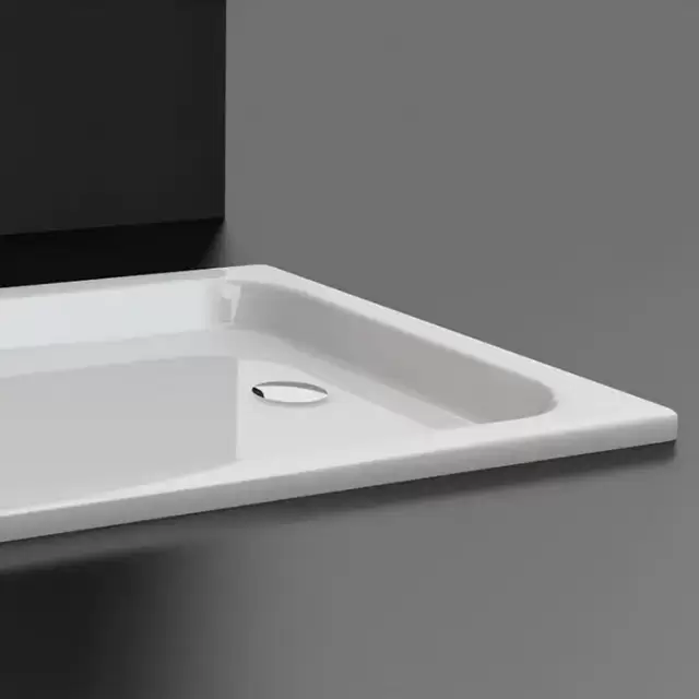 Bette Душевой поддон 90х90х6.5 см, квадратный, D5.2см, цвет: белый