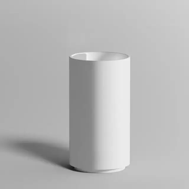 Salini Armonia Раковина напольная 47х47х87cм, без отв.под смеситель, донный клапан "Up&Down", сифон, S-Stone, цвет: белый матовый