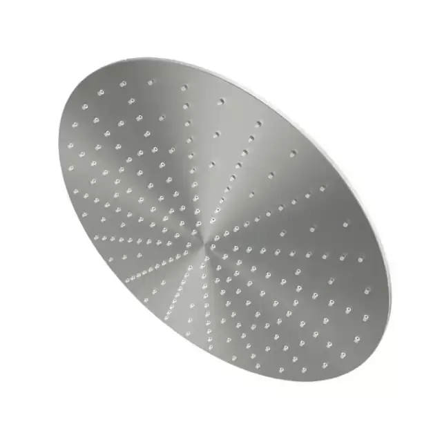 QuadroDesign Верхний душ, 30см., цвет: brushed stainless steel