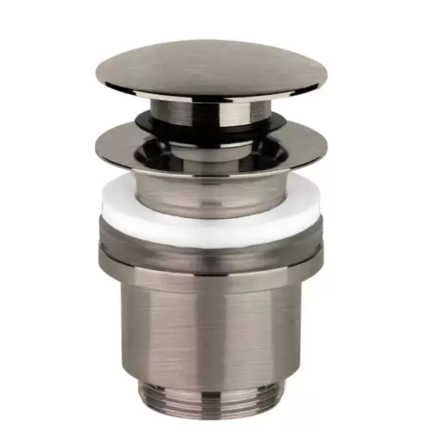 Gessi Technical accessories Автоматический донный клапан &ldquo;Stop&Go&rdquo; для раковины c переливом, цвет: Finox Brushed Nickel