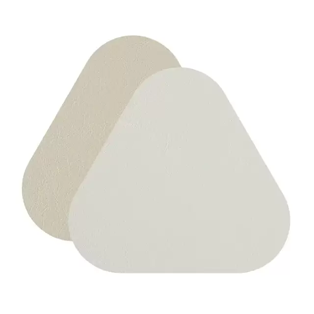 Colombo Adj Треугольный костер, 12x12 см, цвет: белый/панна котта